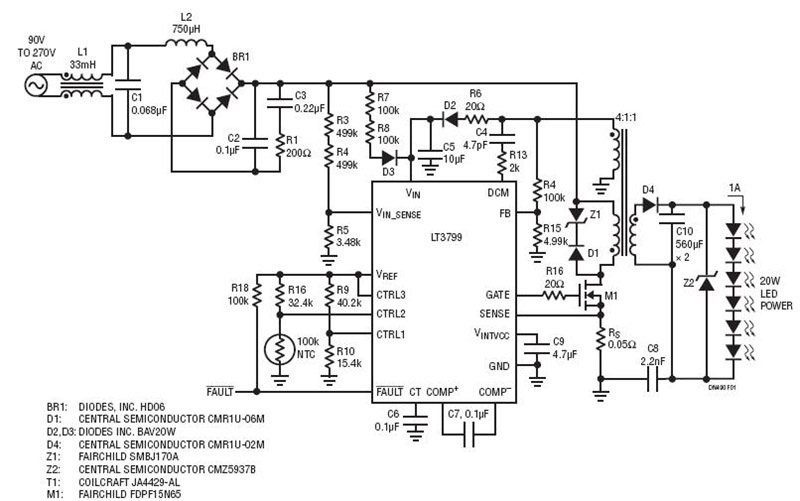 3W_Paneller_icin_LED_Surucu_(Driver)